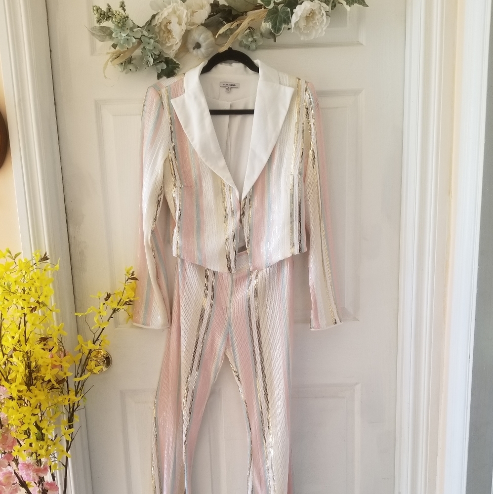 FASHION NOVA Sequin Suit Set